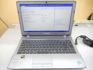 iiyama 13X7000-i7-VGB HDD無し・破損あり (i7-4910MQ / 16GBメモリ) 【パーツどりなどに (CLEVO W230SS)】