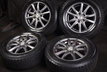 ★バリ山 195/65R15 国産DUNLOP スタッドレス 4本SET オーリスアイシスエスクァイアノアヴォクシーセレナステップワゴンエディックス等_画像1