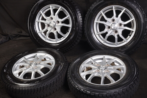 ★バリ山 145/80R13 国産YOKOHAMA スタッドレス N-BOXモコAZ-ワゴンRキャロルミラムーヴプレオルクラMRワゴンアルトスペーシアタント