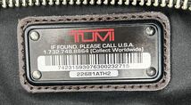 「1円」TUMI トゥミ リュック ビジネスバッグ　バックパック　レザー　22681ATH2 A4サイズ収納可能　_画像7