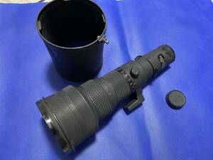 Nikon　NIKKOR　ED　500mm　1:4　P　　レンズフード　キャップ付　ニコン　4P 　...　500 4