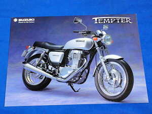 当時物　スズキカタログ　テンプター　NK43A　店印無し　SUZUKI　TEMPTER　