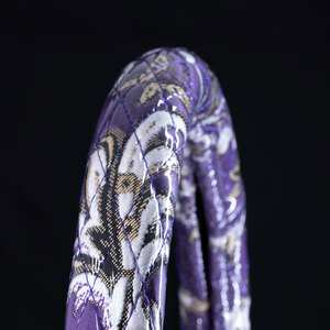  gold . mountain steering wheel cover ..(...) purple ( purple ) 2HS 45~46cm single quilt type [ delivery date approximately 3 week ]