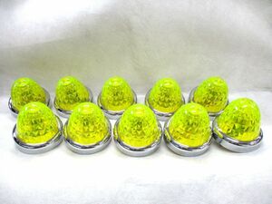 10個セット　G-1バスマーカーランプ　電球付　蛍光イエロー（黄色）