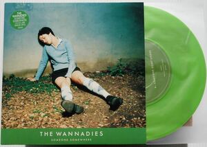 UK ORIG GREEN-WAX 7inch THE WANNADIES SOMEONE SOMEWHERE DIE006 ギターポップ