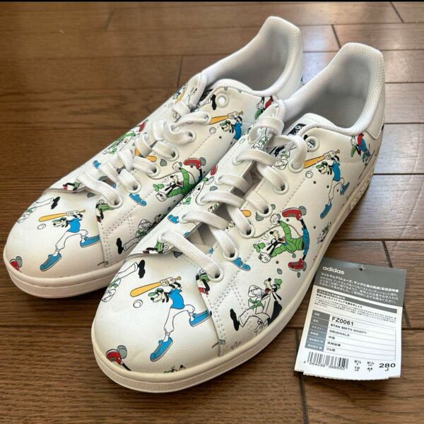 adidas×stan smith ディズニーコラボ グーフィ 28cm