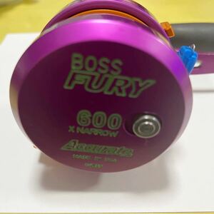 アキュレート　ボス　フューリー　accurate boss fury fx2-600NN 2-speed 130ミリロングハンドル仕様