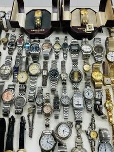 腕時計 懐中時計 ブランド メンズ レディース 大量 セット まとめて ジャンク SEIKO/CITIZEN/CASIO その他 83 28j-11-2