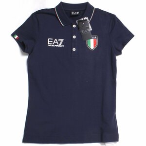 【タグ付き・新品】EA7 EMPORIO ARMANI ポロシャツ sizeS ネイビー 6GTF02 TCA2Z エンポリオアルマーニ イーエーセブン