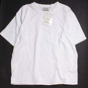 Acne Studios T-SHIRT スウェットTシャツ sizeM WHITE アクネ ストゥディオズ 半袖Tシャツ