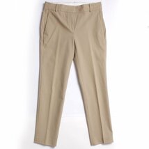 Theory APPROACH TWILL/STRAIGHT TROUSER クロップドパンツ 定価29,000円 size0 ベージュ 01-8106411 セオリー_画像1