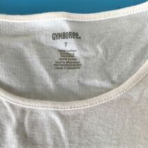 used 子供服「 GYMBORee 白色 ピンク パンダの刺繍 サイズ7 長袖 Tシャツ 」 綿100% / ジンボリー 120cmくらいのイメージです_画像6