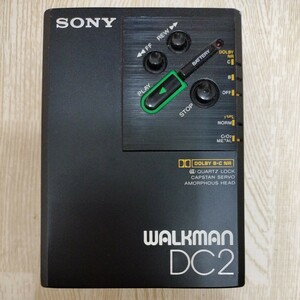 SONY ソニー WALKMAN ＷＭ-DC2 DC2 ウォークマン　カセットプレーヤー　中古美品　ジャンク品　希少　レア　当時物
