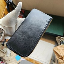 交渉可,ポーター,財布,porter,カード,SOAK LONG WALLET,カード入れ,ブラック,黒,レザー,leather,ソーク,カードケース,ロングウォレット_画像2