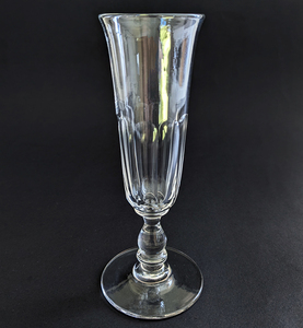 ■オールドバカラ BACCARAT シャンパンフルート グラス 高さ17cm チューリップ cote plates アンティーク クリスタル AA