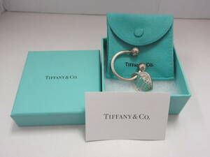 ☆TIFFANY ティファニー リターントゥ ハート キーリング シルバー 925 TIFFANY＆Co. 2001 USED☆