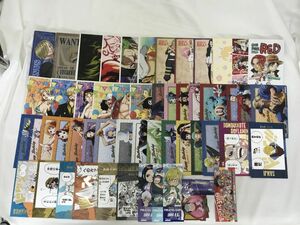 C99】グッズ　ONE PIECE　効果音　ポストカード　ステッカー他まとめ売りセット　ロー　サンジ　ゾロ他