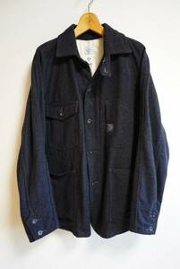 USA製 POST O'ALLS ポストオーバーオールズ カバーオール ジャケット ウール ネイビー CORONA コロナ BEAMS ビームス ENGINEERED GARMENTS