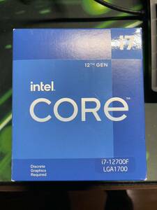 Intel CPU Core i7-12000F BOX リテールクーラー付き