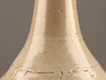 古美術 朝鮮古陶磁器 李朝 白磁 染付 特大 徳利 時代物 極上品 初だし品 C3576_画像7