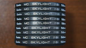 [58mm] Kenko MC SKYLIGHT [1B] 保護フィルター 180円/枚