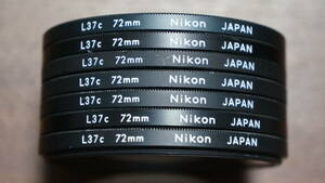 [72mm] Nikon L37c UVカットフィルター 780円/枚 最後の1枚