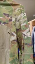 2018年製 00's ビンテージ米軍実物軍物 U.S.ARMY USアーミーミリタリーコンバットシャツ ハーフジップ長袖カットソーTシャツS 古着卸まとめ_画像5