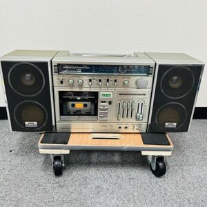 T210-Z9-261 TOSHIBA 東芝 STEREO RADIO CASSETTE RECORDER ステレオラジオカセットレコーダー RT-S95 本体 オーディオ機器 音楽 レトロ ②