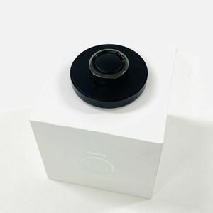 T642-I52-239 Oura Ring オーラリング サイズ/08 JZ75-0125-08 ヘリテージ ブラック 第2世代 スマートリング 通電確認済み 付属品有り ④