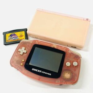 T606-Z1-1007 ◎ Nintendo ニンテンドー GAMEBOY ADVANCE ゲームボーイアドバンス DS Lite 2点セット 通電確認済み AGB-001/USG-001 ④