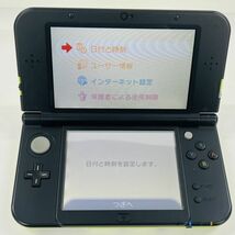 T306-I37-2963 Nintendo 任天堂 3DS LL RED-001 本体 通電/簡単な動作確認済み LIME×BLACK 箱/取扱説明書付き ゲーム機 大画面 ゲーム ②_画像9