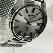 T248-I39-2344 ◎ SEIKO セイコー 3862-7000 クォーツ メンズ 腕時計 ラウンド デイト シルバー文字盤 3針 ファッション小物 時計 小物 ②_画像2