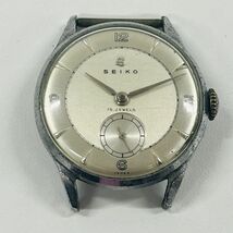 T231-I39-2348 ◎ SEIKO セイコー 13033 566414 手巻き メンズ 腕時計 稼働 15石 スモールセコンド シルバー アナログ ファッション小物 ②_画像1