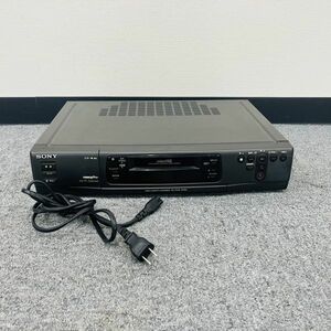 V200-Z10-208 SONY ソニー VIDEO CASSETTE RECORDER ビデオカセットレコーダー EV-FH10 本体 通電確認済み 1995年製 ブラック オーディオ②