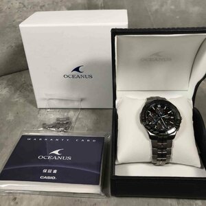 【超美品】世界限定1500本 プラチナ蒔絵 CASIO OCEANUS 電波ソーラー カシオ オシアナス OCW-S5000 Manta OCW-S5000ME-1AJF【送料無料】