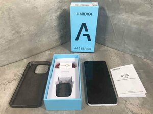 【美品】UMIDIGI A15C/スマートフォン/CPU UNISOC Tiger T606/メモリ8GB/ROM128GB/Android 13/サイズ6.7インチ/パールホワイト【送料無料】