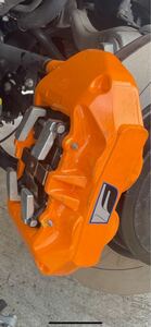 レクサス　Ｆスポーツ　キャリパー　オレンジ　色　１３ｍｌ　耐熱100度　タッチペン　タッチアップ　ペイント　補修塗料