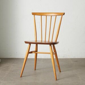 IZ76312F★レア ercol ボウトップチェア アーコール 英国 ヴィンテージ ダイニングチェア ボウバック ファンバック ウィンザー 木製 椅子