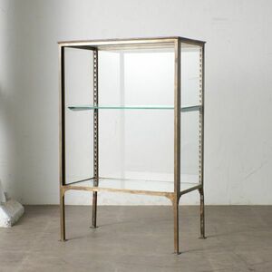 IZ68244F* west . antique showcase metal display case glass case display shelf glass shelves store furniture display cabinet Classic 