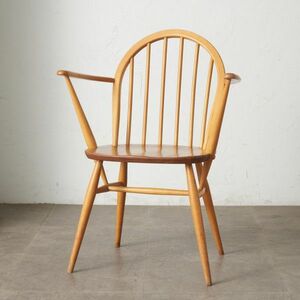 IZ76560F★ercol フープバック アームチェア アーコール 英国 ヴィンテージ 椅子 エルム ウィンザーチェア ダイニングチェア ビンテージ