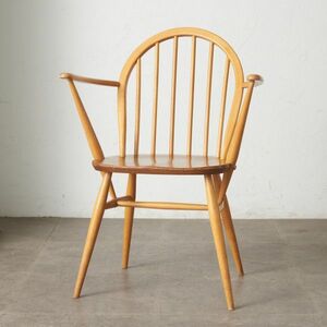 IZ76559F★ercol フープバック アームチェア アーコール 英国 ヴィンテージ 椅子 エルム ウィンザーチェア ダイニングチェア ビンテージ