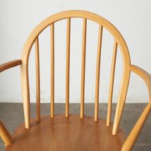 IZ76560F★ercol フープバック アームチェア アーコール 英国 ヴィンテージ 椅子 エルム ウィンザーチェア ダイニングチェア ビンテージ_画像2