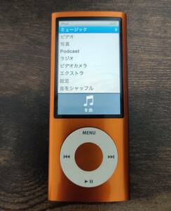 Apple ipod nano アイポッドナノ 第5世代 8G A1320 オレンジ