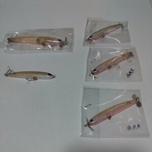 新品未使用 FD Custom Baits カスタムルアー5個セット　FDカスタムルアー　【K1-65 SPY　K1-65 DSR　K1-85 SPY】