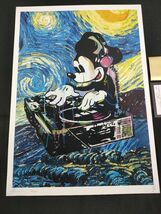 世界限定100枚 DEATH NYC アートポスター 19 Mickey Mouse ミッキーマウス アンディウォーホル DJ 音楽 ゴッホ 星月夜_画像4
