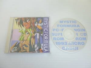 60336◆PC Engine/PCエンジン SUPER CD-ROM2 「MYSTIC FORMULA/ミスティックフォーミュラ」 PCE ゲームソフト 説明書 元ケース有 現状品◆