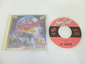 60340◆PC Engine/PCエンジン SUPER CD-ROM2 「Sim Earth/シムアース The Living Planet」 PCE ゲームソフト 説明書 元ケース有 現状品◆