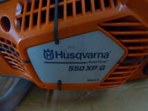 60453◆Husqvarna/ハスクバーナ プロ用 エンジン式チェーンソー 550XPG MarkⅡ 電動工具 切断機 DIY ヒーティングハンドル キャブレター◆_画像3