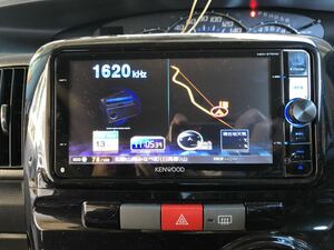 ケンウッド KENWOOD MDV-Z701W NAVI メモリーナビ　2013年地図　DVD 再生不良　GPS、マイク、アンテナコード、説明書付　ダイハツカプラ付