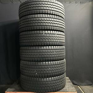 送料無料 バリ山★2022年製 205/70R16 111/109L ダンロップ LT03 6本セット スタッドレス エルフ　キャンター　ダイナ